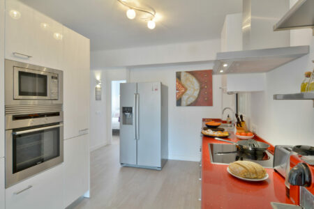 Kitchen In Boutique Style Apartment In Santa Catalina