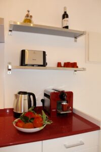 Kitchen In Boutique Style Apartment In Santa Catalina