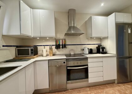 Kitchen In Elegant Penthouse With Terrace And Lift In Palma Old Town