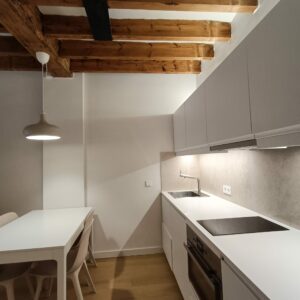 Kitchen In One Bedroom Apartment In La Lonja With Community Terrace