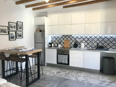 Kitchen In Stunning Two Bedroom Apartment With A Terrace