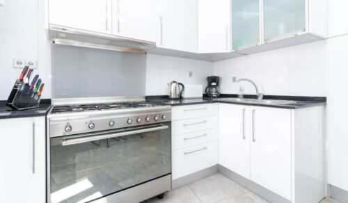 Kitchen In Three Bedroom Apartment In Palma Centre Next To Ramblas