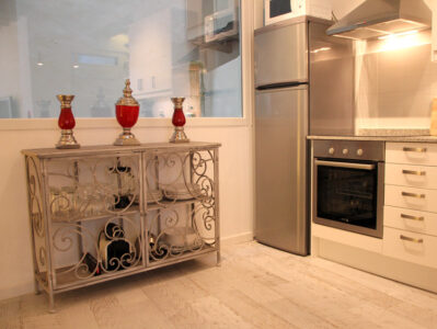 Kitchen In Three Bedroom Loft Apartment In Palma Old Town
