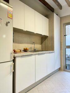 Kitchen In Two Bedroom Apartment With 5 Balconies