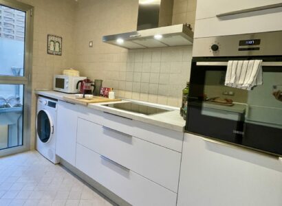 Kitchen In Two Bedroom Apartment With 5 Balconies