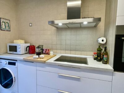 Kitchen In Two Bedroom Apartment With 5 Balconies