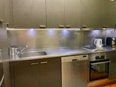 Kitchen In Two Bedroom Apartment With Patio In Palma Old Town