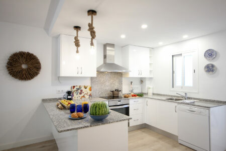 Kitchen In Two Bedroom Boutique Apartment In Paguera