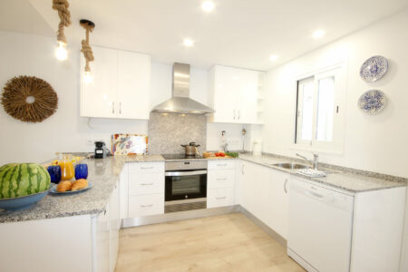 Kitchen In Two Bedroom Boutique Apartment In Paguera