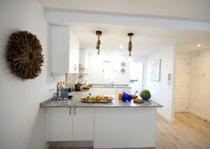 Kitchen In Two Bedroom Boutique Apartment In Paguera