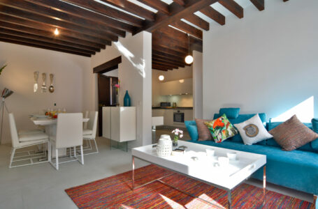Living Area At Bedroom Boutique Loft In Palma Old Town