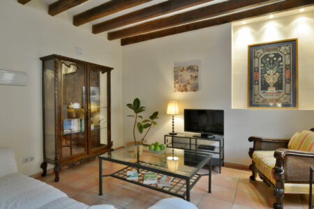 Living Area At Sunny Two Bedroom Apartment With A Terrace In Palma Old Town