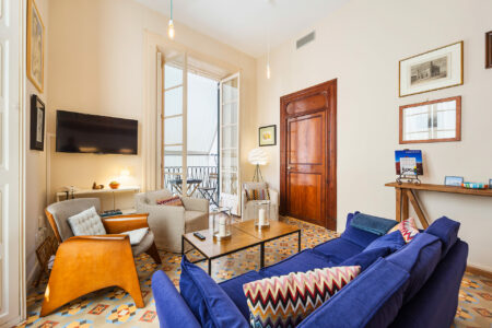 Living Area In Beautiful Two Bedroom Loft In Palma Old Town