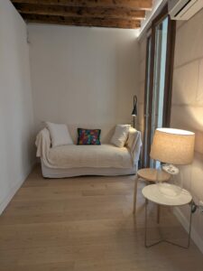Living Area In One Bedroom Apartment In La Lonja With Community Terrace