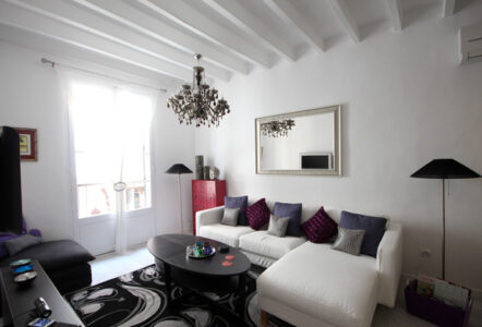 Living Area In Three Bedroom Loft Apartment In Palma Old Town