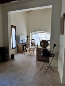 Living Area In Village House In Muro With Pool