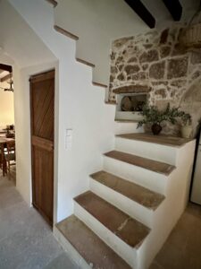 Living Area In Village House In Muro With Pool