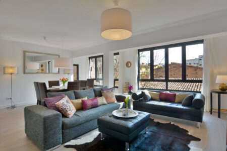 Living Room In Boutique Style Apartment In Santa Catalina