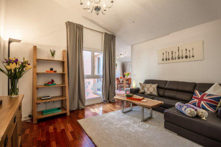 Livingroom In Elegant Penthouse With Terrace And Lift In Palma Old Town