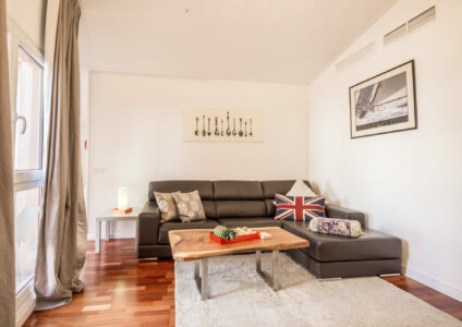 Livingroom In Elegant Penthouse With Terrace And Lift In Palma Old Town