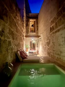 Patio And Pool In Village House In Muro With Pool