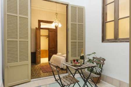 Patio In Two Bedroom Apartment With Patio In Palma Old Town
