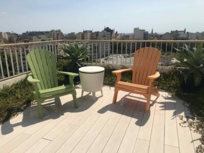 Terrace At Penthouse In Palma With Terraces And Panoramic City Views