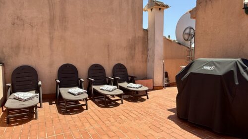 Terrace In Elegant Penthouse With Terrace And Lift In Palma Old Town