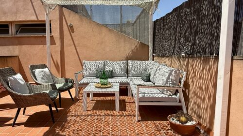 Terrace In Elegant Penthouse With Terrace And Lift In Palma Old Town