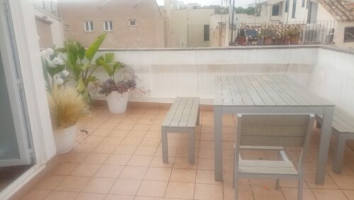 Terrace In One Bedroom Apartment In La Lonja With Community Terrace