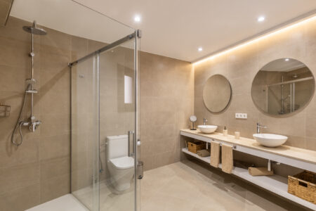 Bathroom In Renovated Village House In Santa Eugenia 1