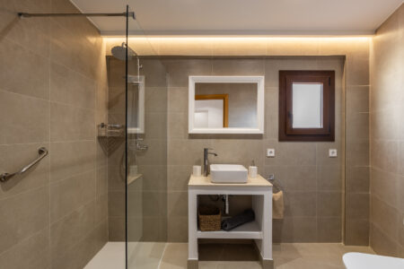 Bathroom In Renovated Village House In Santa Eugenia 3