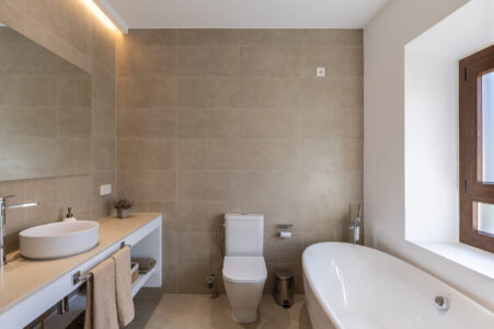 Bathroom In Renovated Village House In Santa Eugenia 4