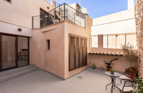 Patio In Renovated Village House In Santa Eugenia 1