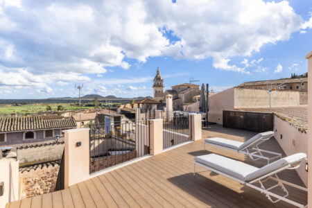 Solarium In Renovated Village House In Santa Eugenia 7